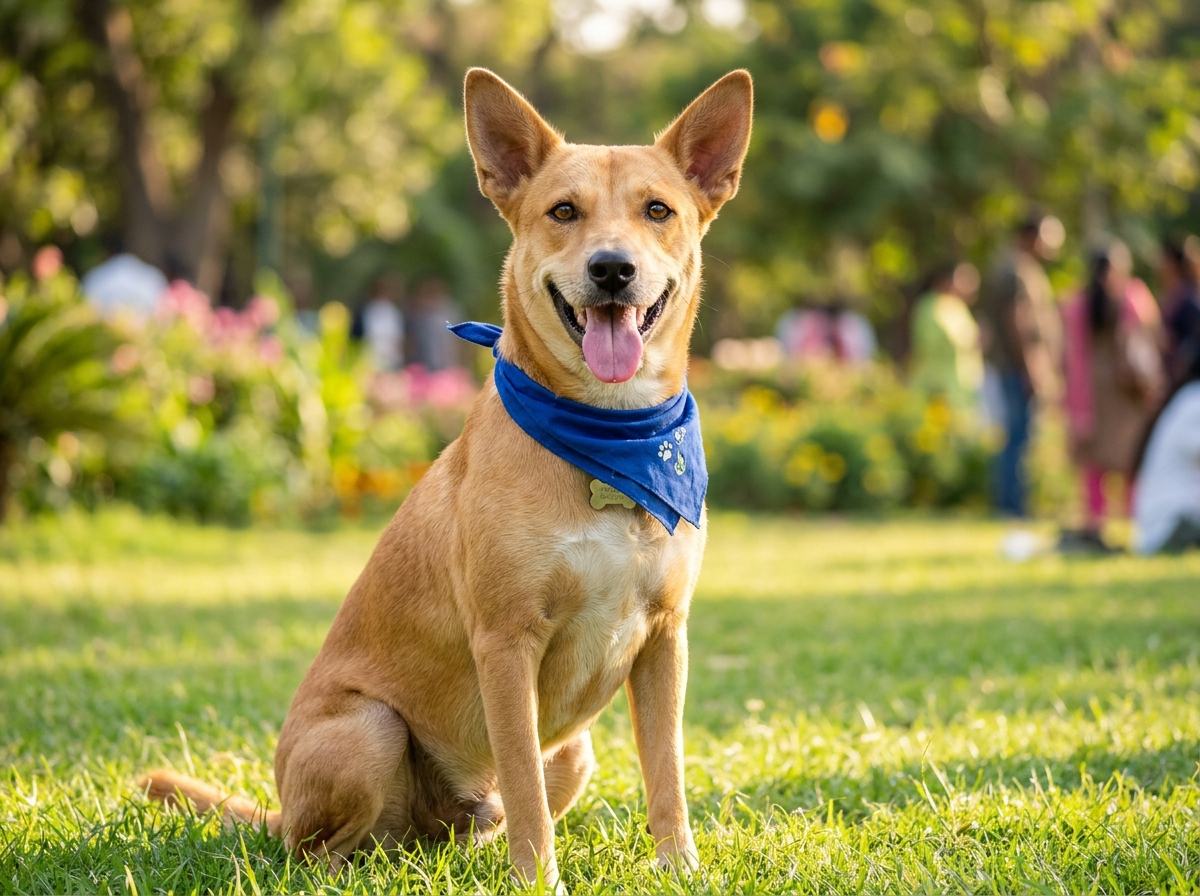 Sheru - Rescued Indian Indie Dog ready for adoption